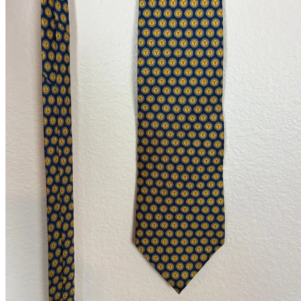 Christian Dior Monsieur Le Soleil Sun Astrology Silk Men’s Necktie